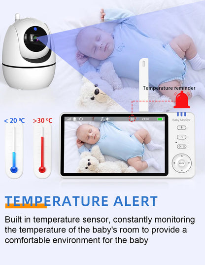 Good Mama Baby Monitor: Night Vision & Temperature Alert