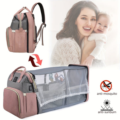 Good Mama Go: Baby Backpack & Portable Foldable Crib